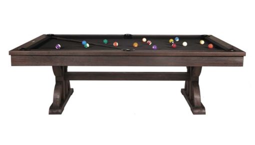 The Imperial Drummond 8 ft Pool Table Contemporary - Dark Chestnut Finish